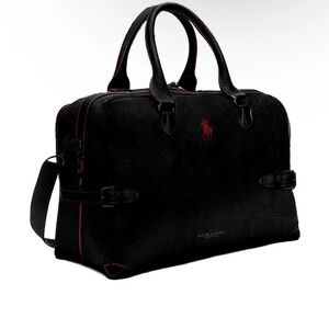 Polo Ralph Lauren Pebbled Duffle bag black